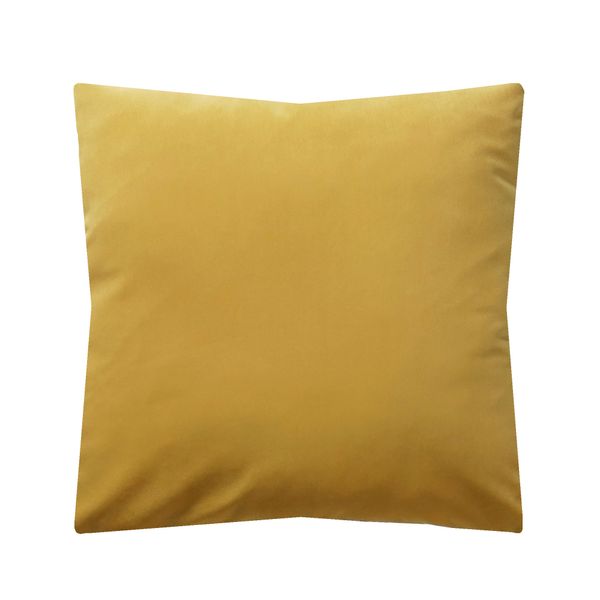 Poszewka 50X50CM ŻÓŁTA SŁONECZNA aksamitna Poduszka dekoracyjna ozdobna zdjęcie 1