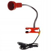 Lampka biurkowa L3A z klipsem E14 40W czerwona