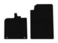 Dywaniki welurowe CARLUX-SILVER do Smart Fortwo II 2007-2014 z mocowaniami
