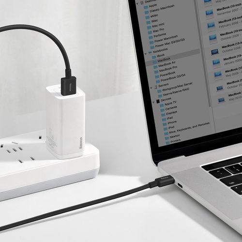 kabel usb do usb-c baseus superior series, 66w, 2m (czarny) na Arena.pl