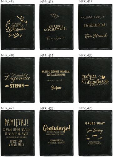 Eleganki męski portfel 100% SKÓRA dla strażaka na Arena.pl