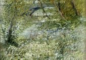Plakat 100x70cm River Bank in Springtime, Van Gogh Vintage