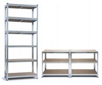 Regał magazynowy metalowy 222x90x40 6 półek x 150kg