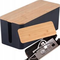 ORGANIZER POJEMNIK PUDEŁKO MASKOWNICA NA KABLE PRZEWODY LISTWY