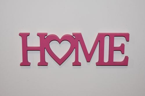 Napis 3D HOME na Arena.pl