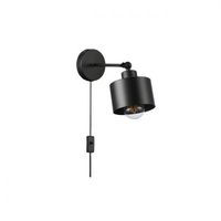 KINKIET LED ELZA STAL CZARNY 35W E27 IP20 KLASA I