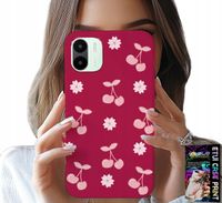 ETUI DO XIAOMI REDMI A2 - WISIENKI, WIŚNIE NA BORDOWYM TLE + FOLIA