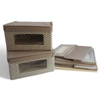 pudełko materiałowe organizer na ubrania 4 szt