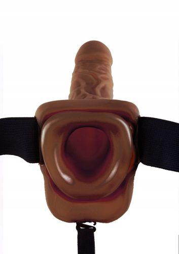 Brązowy strap on dł.24 cm na Arena.pl