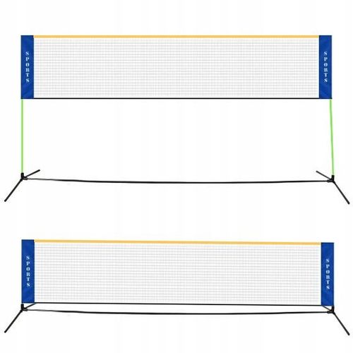 Siatka 4w1 do badmintona siatkówki tenisa 6M Hit na Arena.pl