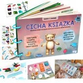 Edukacyjna cicha książka książeczka Montessori POLSKA WERSJA JĘZYKOWA