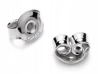 Kolczyki Srebrne Kwiaty Duże Damskie Wkrętki Oksydowane Kwiatki Srebro 925