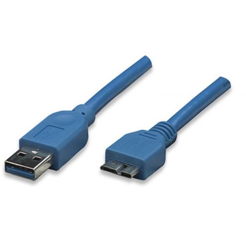 KABEL USB A-MicroB M/M Techly 2,0m USB3.0 Super-Speed niebieski 304864 na Arena.pl