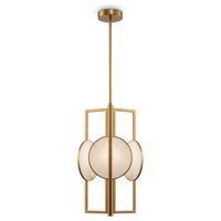 Lampa wisząca regulowana Marmo MOD099PL-03G ramki złote