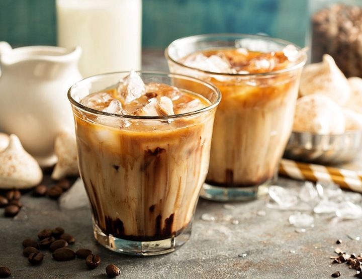 Zestaw Degustacyjny Kawa Mrożone Frappe Ice Coffe Mokka Carmel 5 szt MOKATE zdjęcie 3