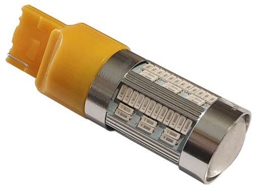 żarówka LED w21w wy21w T20 pomarańczowa canbus 105 SMD 12v can bus na Arena.pl