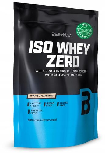 BIOTECH ISO WHEY ZERO 500g PROTEIN ISOLATE WPI EAA | WANILIA na Arena.pl