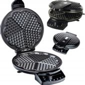 Gofrownica Ravanson GR-7010 1200 W czarne serce pyszne gofry