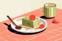 Plakat 45x30cm Deser Matcha