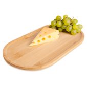 Talerz Bambusowy Taca na Przekąski Przystawki do Serwowania 28x15 cm