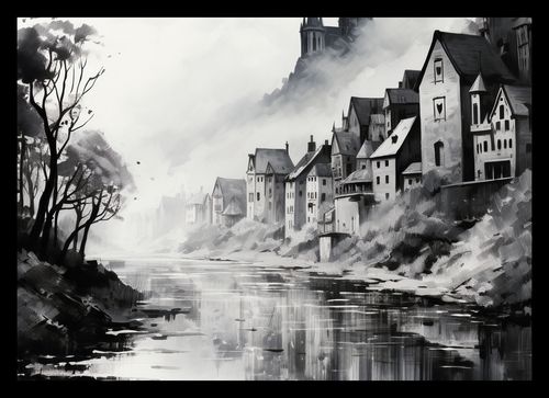 Plakat 29,7x21cm Mglisty Refleks na Arena.pl