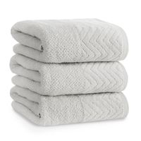 Ręcznik Loren (02) 30X50 cm srebrny 500 g/m² bawełna bordiura