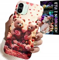 ETUI DO XIAOMI REDMI A1 - MISIE, LOVE YOU, SERCA WIELE WZORÓW CASE