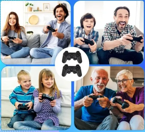 Konsola Retro Gra Telewizyjna Video Emulator + 2 Pady 20000 Gier j. Polski na Arena.pl