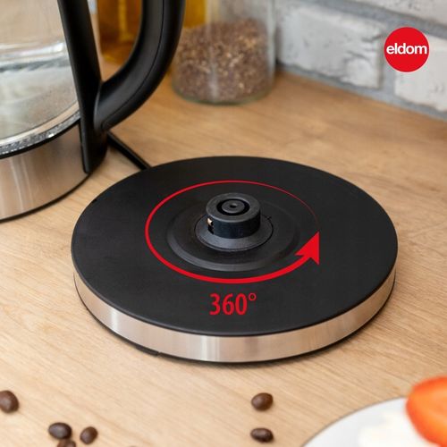 CZAJNIK ELEKTRYCZNY SZKLANY MOCNY 2200W PODŚWIETLANY BEZPRZEWODOWY 1,7 L. na Arena.pl