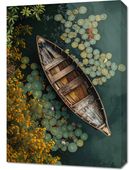 Obraz 50x70cm Łódź Między Naturą