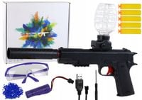 BEZPIECZNY ZABAWKOWY PISTOLET AUTOMATYCZNY NA KULKI ŻELOWE WODNE AKUMULATOR