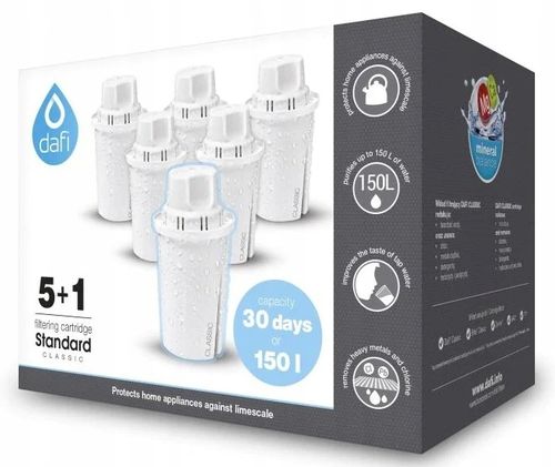 12x filtr do WODY dzbanka Classic DAFI Crystal na Arena.pl