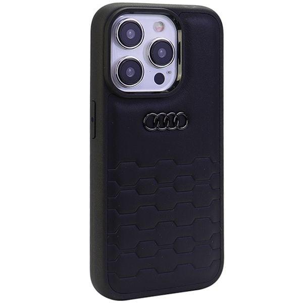 Etui Audi do iPhone 15 Pro, Czarny zdjęcie 2