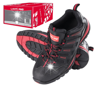 LAHTI PRO BUTY PÓŁBUTY OBUWIE ROBOCZE SKÓRA/OXFORD CZARNE SB SRA CE R. 40