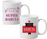 FOTO KUBEK z nadrukiem PREZENT dla babci SUPER