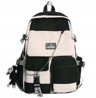 PLECAK SZKOLNY MŁODZIEŻOWY MIEJSKI torba + BRELOK (D075)