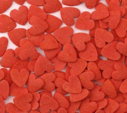 POSYPKA CUKROWA - SERCA SERDUSZKA czerwone - 50g zdjęcie 1