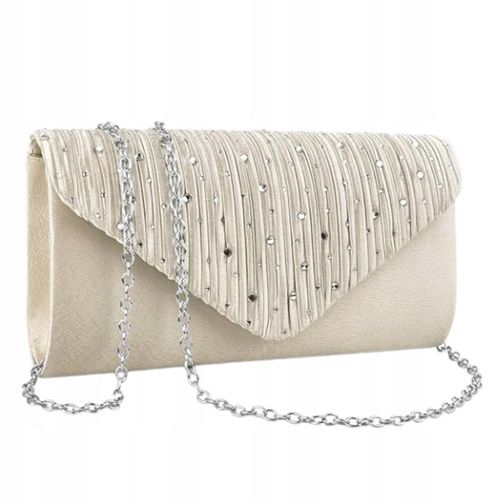 Torebka Kopertówka Błyszcząca Wizytowa Wieczorowa na ramię damska elegancka na Arena.pl