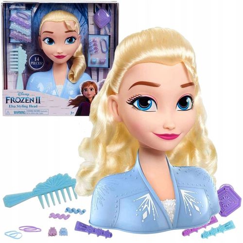 GŁOWA DO STYLIZACJI CZESANIA ELZA KRAINA LODU AKC. na Arena.pl