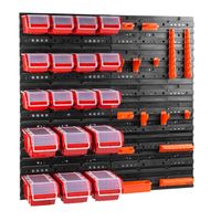 Tablica warsztatowa narzędziowa 80 x 80 cm + 18 kuwet