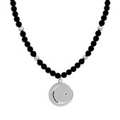 naszyjnik onyks księżyc na blaszce (c21/kor/09ag)