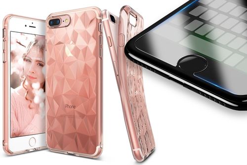 ETUI RINGKE PRISM IPHONE 8/7 PLUS + SZKŁO 3MK FG na Arena.pl