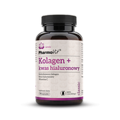 Kolagen + Kwas Hialuronowy Bezglutenowy 90 KapsuŁek - Pharmovit (classic)
