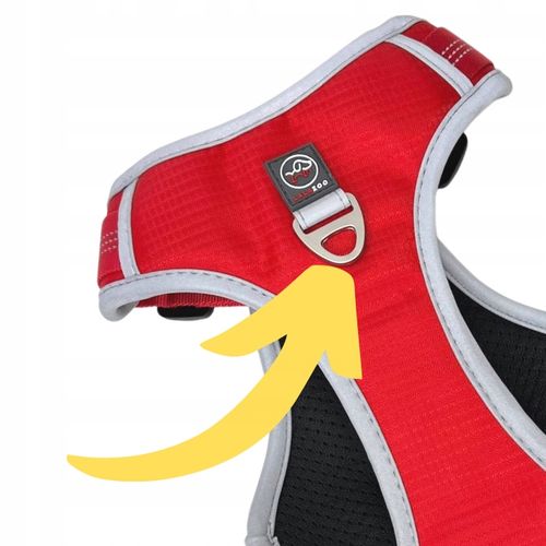 SZELKI dla psa GUARD bezuciskowe TOKYO red L na Arena.pl