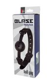 Regulowany Dziurkowany Knebel - Blaze Ball Gag Black