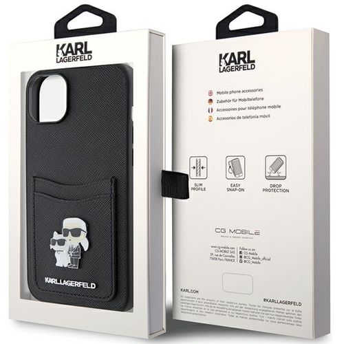 Etui Karl Lagerfeld do iPhone 15, iPhone 14, iPhone 13, Czarny na Arena.pl
