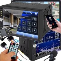 Radio Samochodowe BLUETOOTH 2DIN 7" DŁUGI USB AUX SD Pilot Dotykowy Ekran