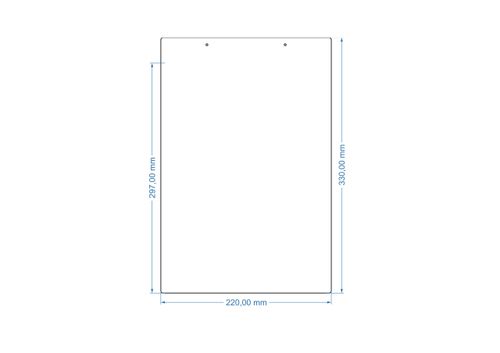 Podkładka z grawerem pod dokumenty A4 z klipsem 10 szt. na Arena.pl