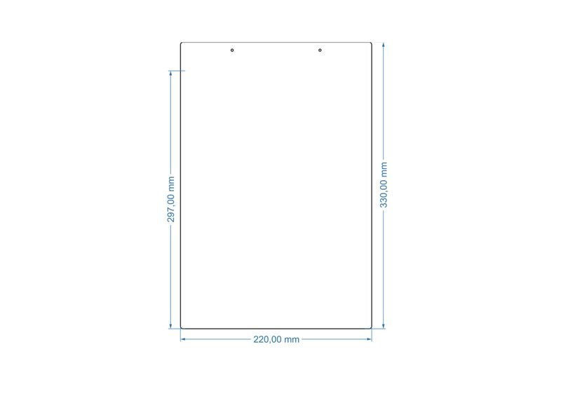 Podkładka z grawerem pod dokumenty A4 z klipsem 10 szt. zdjęcie 3