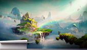 Fototapeta FANTASY LATAJĄCE WYSPA 370x250